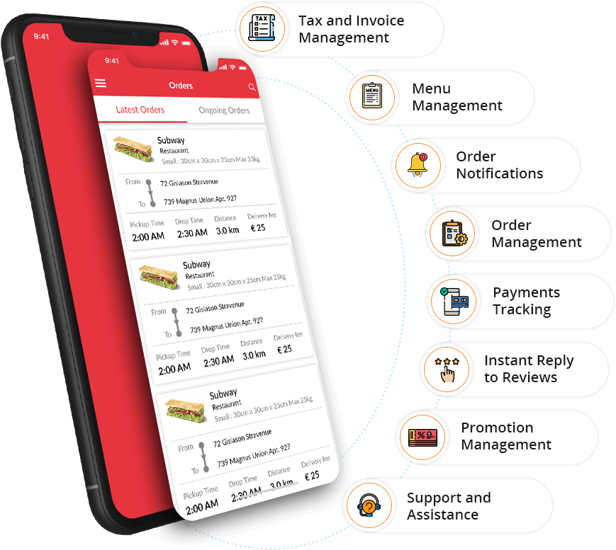 Restaurant App Features - Food Ordering App