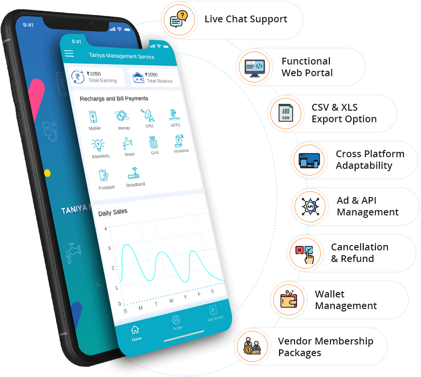 Addon Features - eRecharge App