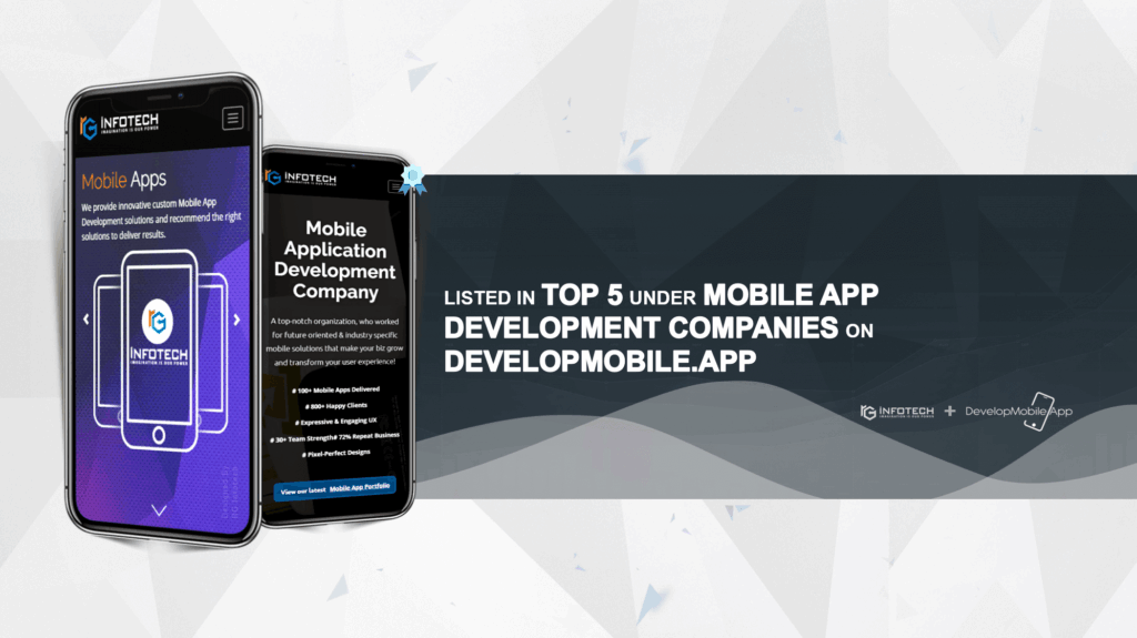 RG infotech is among the top mobile app development companies on develop4u.co