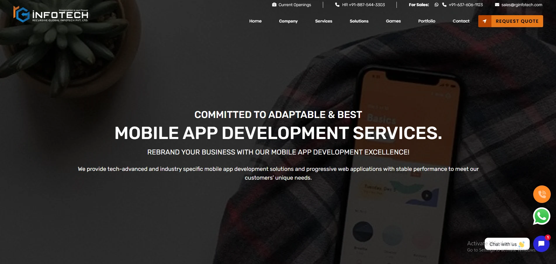 RG Infotech - Mobile App Development Company