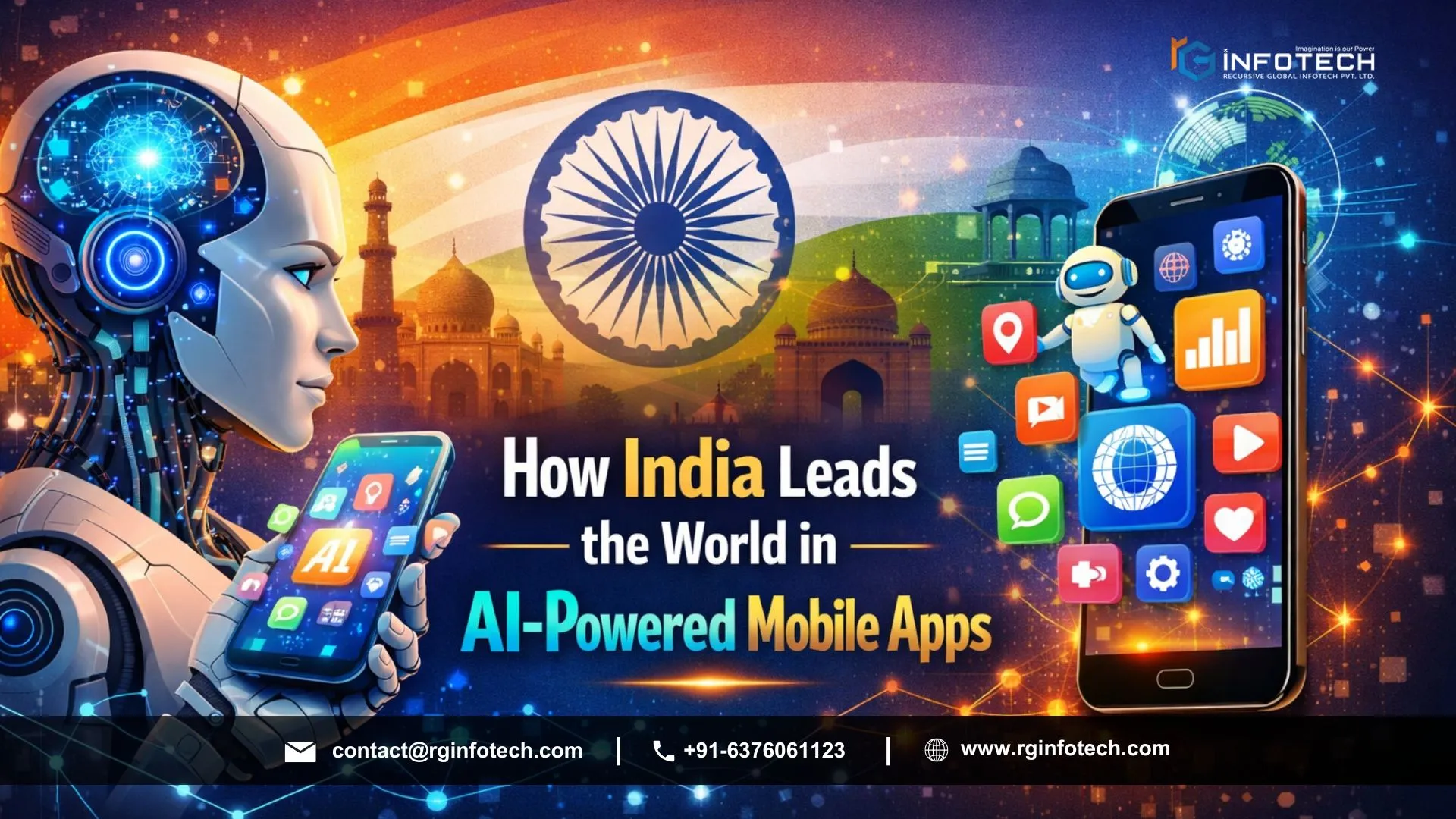 How India Leads The World in AI-Powerd Mobile Apps