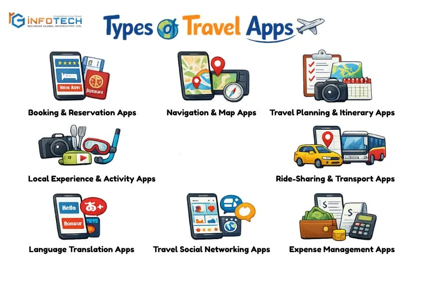 Types of Travel Apps