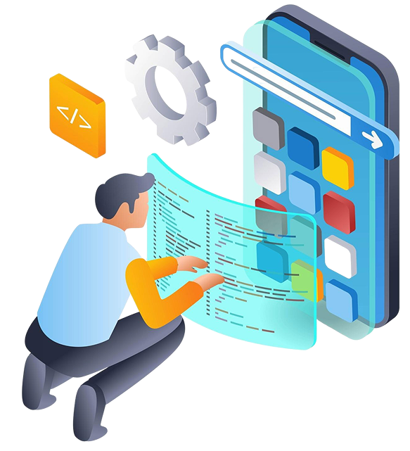 Mobile App Illustration