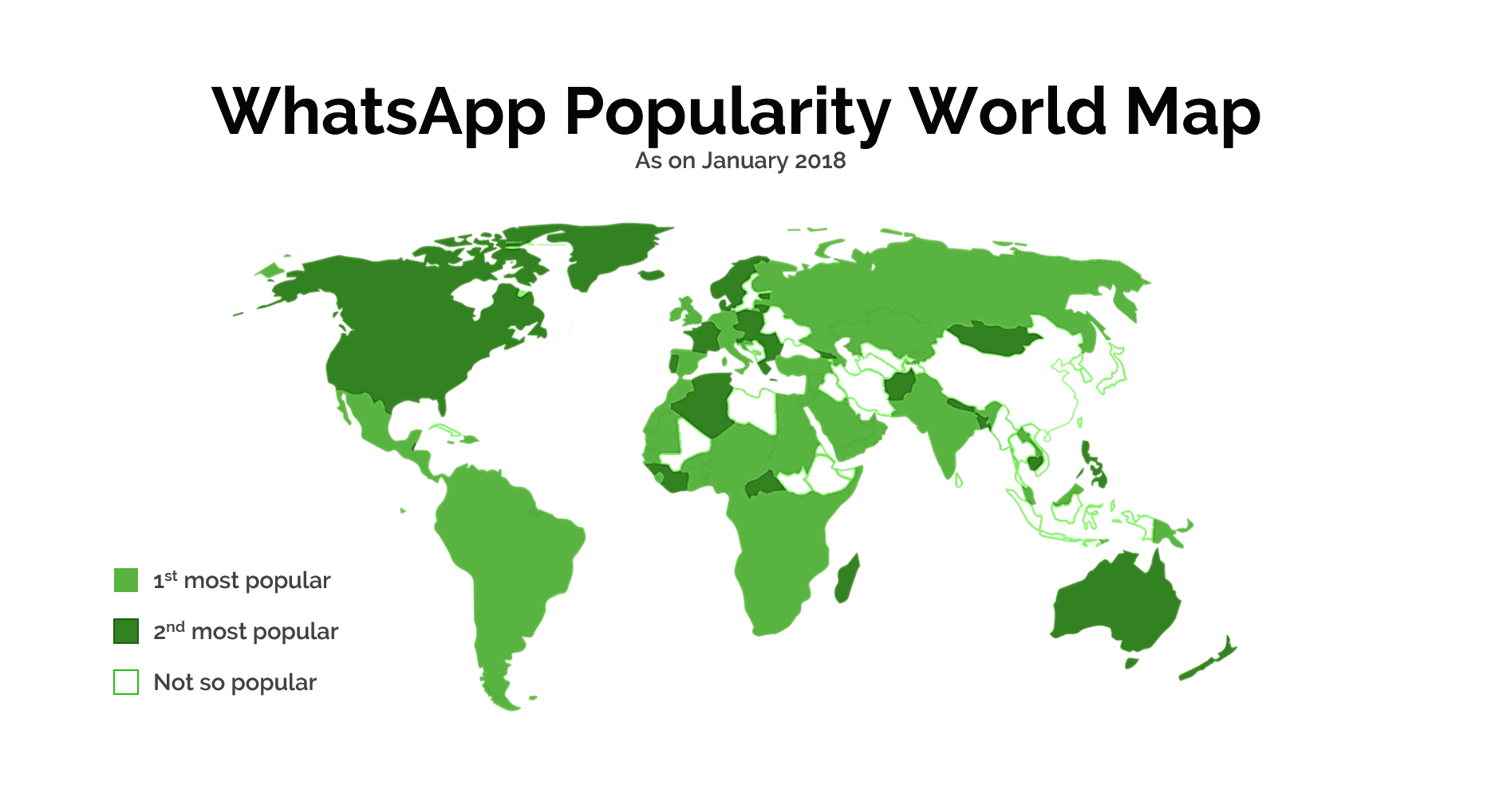 WhatsApp-Popularity-World-Map