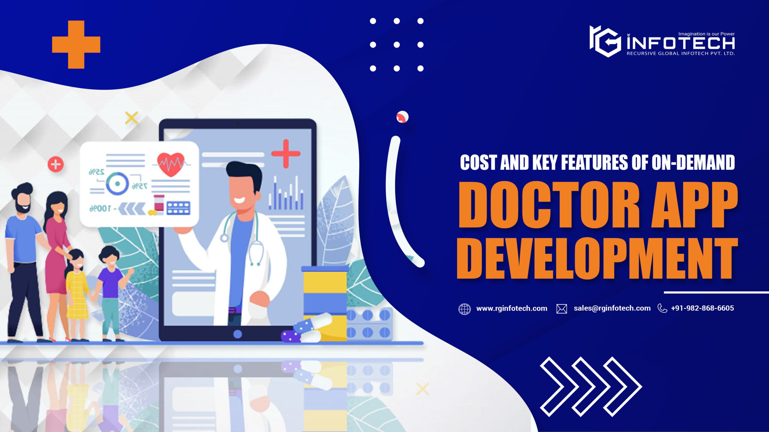 Cost & Key features of On-Demand Doctor App Development.
