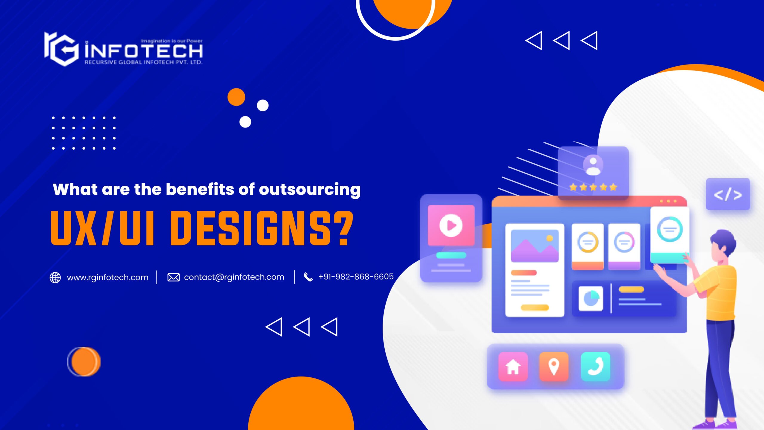 What are the benefits of outsourcing UX/UI designs
