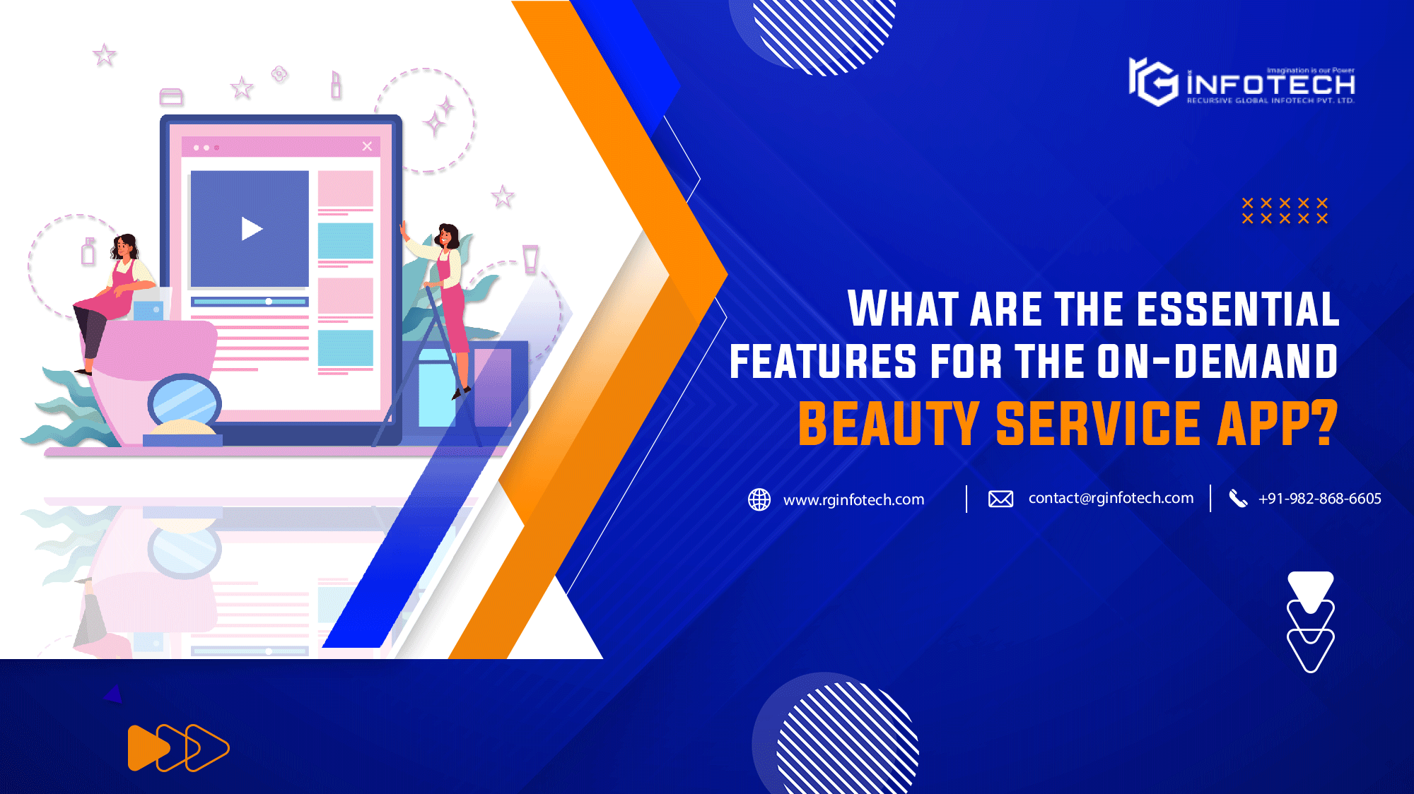 What are the essential features for the on-demand beauty service app?